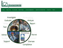 Tablet Screenshot of lcaenvironmental.com